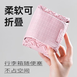 Haier's Hainuo folding travel <b>slippers</b>, portable and disposable, perfect for business trips, travel, hotels, showers, and - Product Image 3
