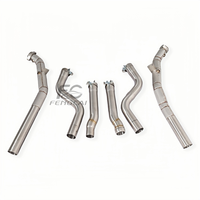 Sistema de Escape OEM/ODM con Colector de Escape de Acero Inoxidable 304 y Downpipe Deportivo para Mercedes-Benz CLS350 E400 3.5, Reduce la Contrapresión del Escape
