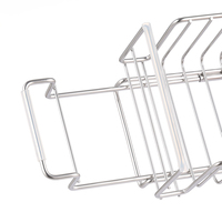 Égouttoir à vaisselle extensible en acier inoxydable pour cuisine domestique, étagère de rangement pour vaisselle