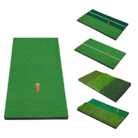 Tapis de golf miniature réaliste de qualité supérieure pour simulateur d'entraînement, tapis de frappe et de déclenchement, gazon synthétique pour entraînement de golf intérieur et extérieur