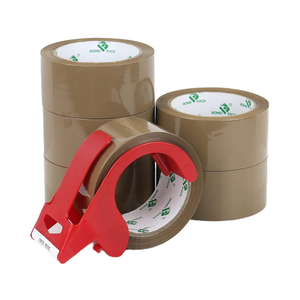 เทปกาว bomei สีน้ำตาล2.4Mil ขนาด1.88นิ้ว <span class=keywords><strong>x</strong></span> 60Yds พร้อมหัวจ่าย6ม้วนสำหรับการจัดส่งการเคลื่อนย้ายการจัดเก็บ - Product Image 1