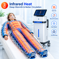 Appareil de pressothérapie pour drainage lymphatique, machine de massage par compression d'air pour les jambes, les bras et le corps, pour usage domestique et professionnel