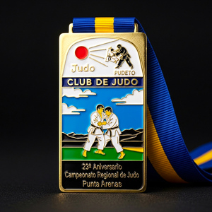 Medalla Profesional de Kung Fu en Aleación de Zinc con Estampado 3D y Esmalte Suave para Campeonatos y Torneos - Product Image 4