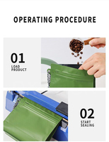 Vente en gros directe, sac en plastique en aluminium alimentaire à valve d'échappement unidirectionnelle autoportante et résistant à l'humidité pour les grains de café
