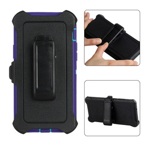 Étui <span class=keywords><strong>de</strong></span> téléphone robot 360 avec clip ceinture, coque <span class=keywords><strong>de</strong></span> protection robuste pour Motorola G Power 2025 2026, 3-en-1 anti-chute en TPU et PC - Product Image 4