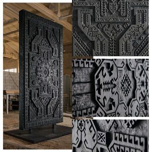 Natural Solid Wood 3D <strong>Wall</strong> <strong>Panels</strong> Environmentally Certified Sound-Absorbing Commercial Hotel <strong>Interior</strong> <strong>Wall</strong> <strong>Cladding</strong> <strong>Panels</strong> - Product Image 3