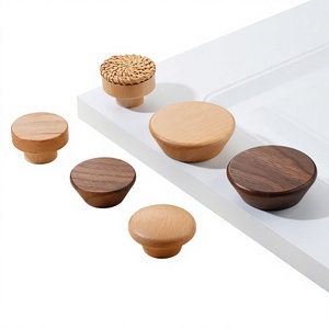 Perillas y Tiradores de Madera para Gabinetes con Diseño Moderno, Ligeros y Hechos a Mano para Gabinetes de Cocina y Muebles, Uso Interior/Exterior - Product Image 3