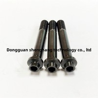 High Strength Double End Stud Bolts, Grade 8.8 Black Oxide Threaded Rods Half Thread Options for Heavy Duty Connections