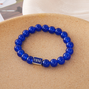 Di alta qualità blu e bianco perline 1914 <span class=keywords><strong>fratellanza</strong></span> gioielli ad alto costo prestazioni Phi Beta Sigma fraternità decorazione bracciale - Product Image 3