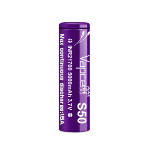 Batterie lithium-ion 21700 5000mAh, cellule 3.6V, cathode LiCoO2, 2000 cycles, pack - Product Image 1