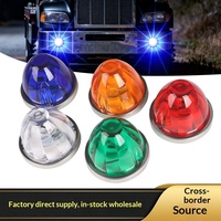 Glas-Kunststoff Wassermelonen-Licht für LKW-Anhänger Scania Trucks 12V 24V Chrom-Seitenmarkierungsleuchten Hochhelle LED-LKW-Leuchten