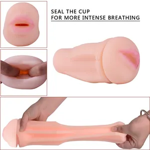 Nouvelle sortie silicone 10 fréquence réaliste sensation de chatte jouets sexuels portables pour hommes libération de sperme amant de l'homme tout amoureux du sexe