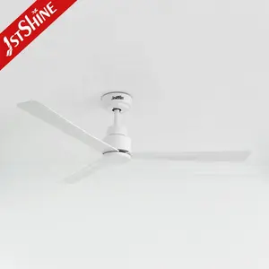 1stshine ventilatore da soffitto OEM white fancy ABS blade ventilatore da soffitto decorativo con telecomando