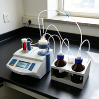 TPKFT-40VC Dual Mode Karl Fischer Titrator Volumetric & Coulometric Moisture Analyzer dengan RS-232 & Penyimpanan GLP