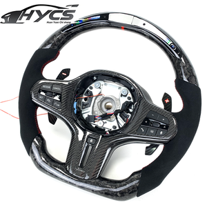 <span class=keywords><strong>Volante</strong></span> Deportivo de Fibra de Carbono Forjado con Pantalla LED y Levas de Cambio para <span class=keywords><strong>BMW</strong></span> G20 G30 G80 G14 G22 M2M3M4 - Product Image 6