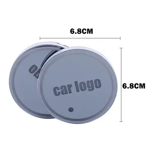 Car Cup Holder LED 7 Color Diameter 68ミリメートルCup Holder Coaster Bottom Mat Water Drink Holder For Auto Car Motor Vehicle