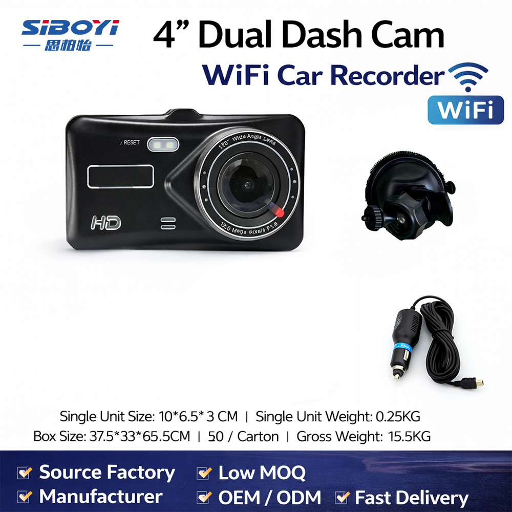 4-inch touchscreen HD front  Dash Cam