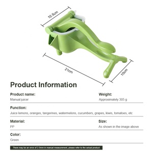 <span class=keywords><strong>Presse</strong></span>-<span class=keywords><strong>citron</strong></span> manuel professionnel pour la cuisine, pratique pour la maison, en plastique PP - Product Image 2