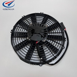Ventilador <span class=keywords><strong>de</strong></span> Condensador Spal <span class=keywords><strong>de</strong></span> 11 Pulgadas, Sin Escobillas, DC 12V/24V, para <span class=keywords><strong>Aire</strong></span> Acondicionado <span class=keywords><strong>de</strong></span> Camiones Refrigerados, Radiador <span class=keywords><strong>de</strong></span> Hierro y Cobre, Negro - Product Image 3
