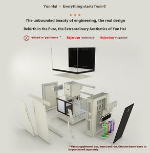 Série TR <span class=keywords><strong>Aquarium</strong></span> en verre ultra-blanc à débordement ultra-mince 50w Armoire en bois massif Corail Espèces de poissons marins écologiques 220v - Product Image 5