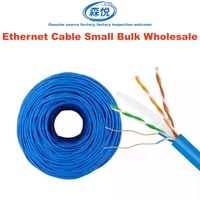 Câble Ethernet UTP CAT6 OEM d'usine, 24AWG, cuivre nu massif, câble réseau LAN, 305m, vente en gros