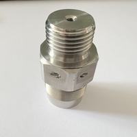 Ensemble de buses de pulvérisation industrielles en acier inoxydable personnalisées pour l'usinage, buses de nettoyage et d'élimination de la poussière détachables usinées CNC