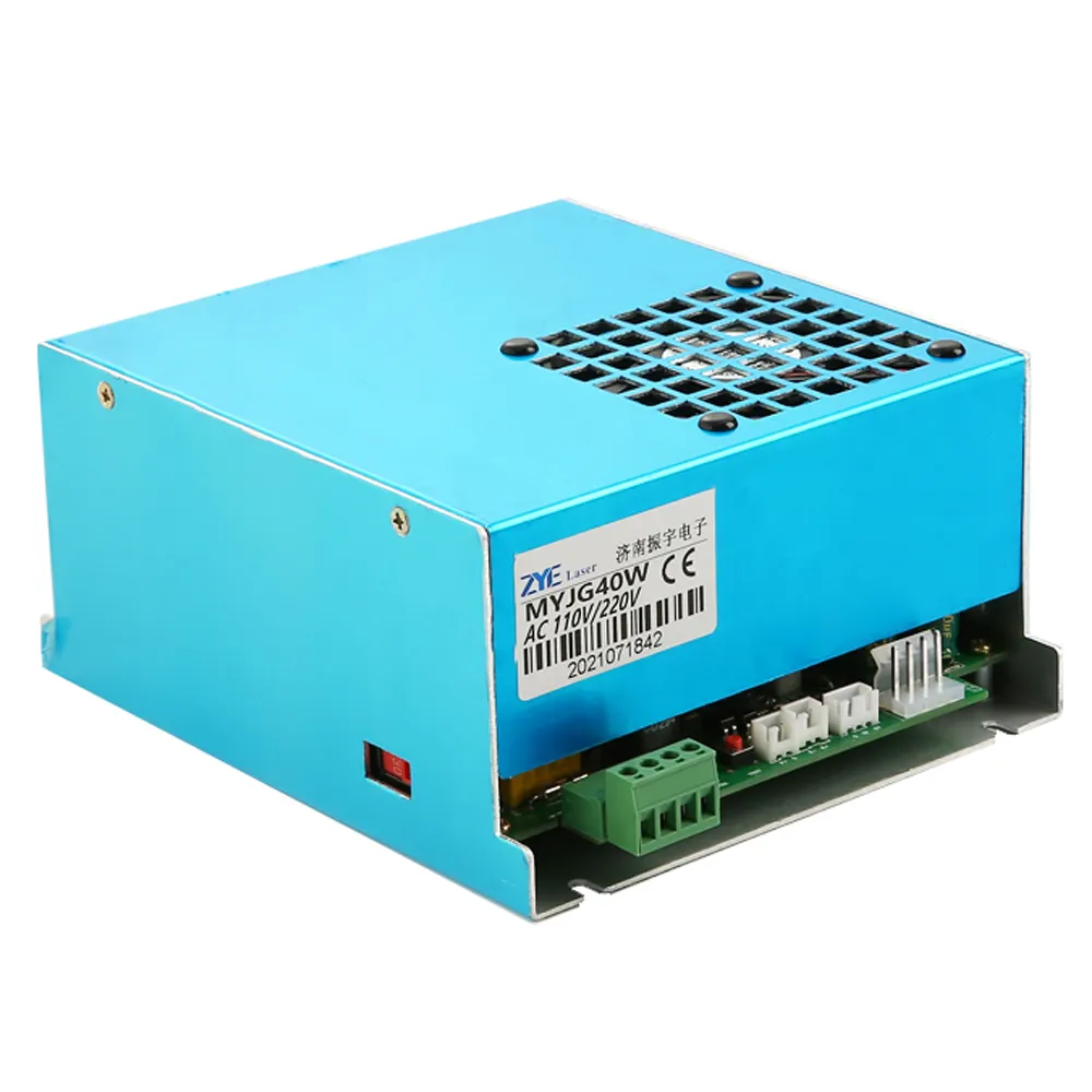 MYJG 40w high voltage laser power supply for laser cutting Engraving machine