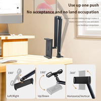 Support de tablette PC réglable en alliage d'aluminium, rotatif à 360°, pliable, pour la maison, le bureau, vente en gros OEM