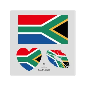 Pegatinas de Tatuaje Impermeables con Impresión por Transferencia de Agua, Bandera Nacional de Estados Unidos, Canadá y México 2026, para Aficionados al Fútbol - Product Image 6