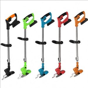 Cordless <b>Battery</b> Weed Wacker Grass Trimmer Folding Handle 3 Kinds Adjustable Blades 21V 500W Power Industrial DIY Stretchable - Product Image 3
