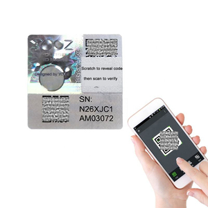 Biểu Tượng Tùy Chỉnh Mã QR Sticker Tùy Chỉnh Dán Nhãn Xác Thực Nhãn/Tính Xác Thực Tag Tamper Hiển Nhiên Con Dấu - Product Image 3