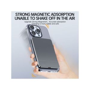 <span class=keywords><strong>2025</strong></span> xu hướng sản phẩm không dây từ siêu mỏng xách tay 5000mAh ngân hàng điện với Loại-C Cáp - Product Image 3