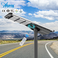 Lampu Jalan LED Luar Ruangan Kecerahan Tinggi dengan Sensor Gerak dan Panel Surya