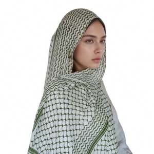 Nuevo Diseño, Pañuelo Hijab de Chifón Estampado, Pañuelo Musulmán para la Cabeza, Bandas para la Cabeza de Oriente Medio, Pañuelos Keffiyeh para Mujer YHK0006 - Product Image 4