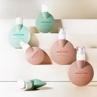 Bouteille en plastique de 50 ml, 70 ml, 90 ml, shampooing, gel douche, conteneur de recharge, flacon de crème solaire, flacon de voyage portable, flacon de soin de la peau