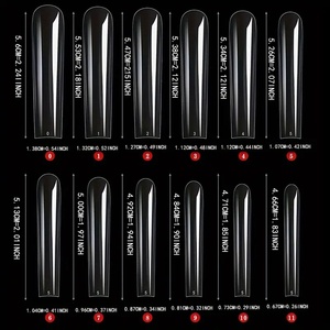 Prix d'usine – Faux ongles de luxe en acrylique, longs, rose, pleine couverture, faits à la main, à presser, avec strass étoiles – Vente en gros - Product Image 5