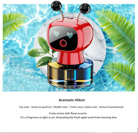 Robot d'aromathérapie pour voiture, diffuseur de parfum pour vitres, purificateur d'air, humidificateur automatique, vaporisateur de parfum, ornements artisanaux