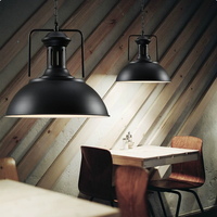 Lampe suspendue pour restaurant/bar/café/sol grenier, lampe suspendue vintage, lustre industriel américain, fer LED chocolat 80