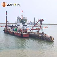 Machine de dragage de sable fluvial, drague à or, drague à succion, moteur diesel, 6 pouces, 24 pouces, utilisée pour les rivières et les océans