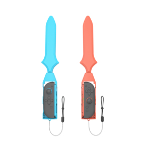 Empuñaduras de Espada para Juegos ABS Compatibles con Nintendo Switch 2, Accesorios para Control de Juegos <span class=keywords><strong>Chambara</strong></span> Sports con Correa para la Muñeca - Product Image 1