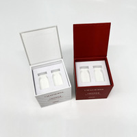 Emballage artisanal rectangulaire unique et luxueux en carton rigide couleur pleine pour bougie et parfum de luxe, idéal pour un cadeau