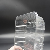 Boîte d'emballage Blister en plastique personnalisé alimentaire, écologique haute brillance de qualité alimentaire PET Blister Tray Boîte d'emballage pour fruits et légumes