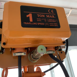 Palan à chaîne de haute qualité sans chariot 1 tonne 2 tonnes personnalisé 415 volts basse altitude livraison gratuite matériau en acier Certification CE - Product Image 6