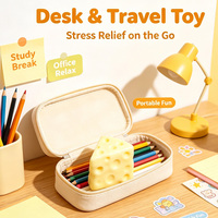 Agent de vente en gros recherché : Jincan Cube Stress Big Cheese, balle à presser modelable, jouet anti-stress non rebondissant, jouet sensoriel ASMR, cadeau anti-stress