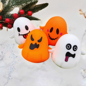 Poupée fantôme d'Halloween Happy Hall de 8 cm, jouet anti-stress TPR souple à presser, jouet créatif amusant et relaxant, cadeau idéal pour les filles de 14 ans et plus - Product Image 3