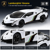 Voiture de course télécommandée électrique rechargeable 1/24 2,4 GHz Mini 4WD RC Drift Car Lamborghini Sport Drift Stunt Racing Cars Vehicle Toys