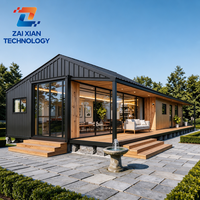 Maison mobile facile à installer, Tiny House de 20 pieds, conteneur extensible avec chambre, cuisine, salon, design minimaliste préfabriqué