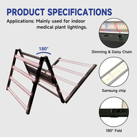 Lampe de culture LED Lm301h Evo Lm281 4x8 Wachstumslichter Plein spectre Lampe de culture LED de 1600 Watt 1500W 1300W 1200W