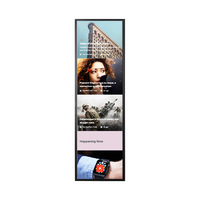 Layar LCD Digital Signage Iklan Ultra Lebar 1.5m 57.5 inci 58 inci 58.4 inci, Panel Layar LED Ultra Lebar