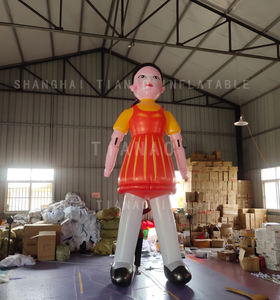 Fille <span class=keywords><strong>gonflable</strong></span> personnalisée dessin animé fille <span class=keywords><strong>gonflable</strong></span> modèle de poupée dessin animé humain <span class=keywords><strong>gonflable</strong></span> pour les décorations de fête - Product Image 3